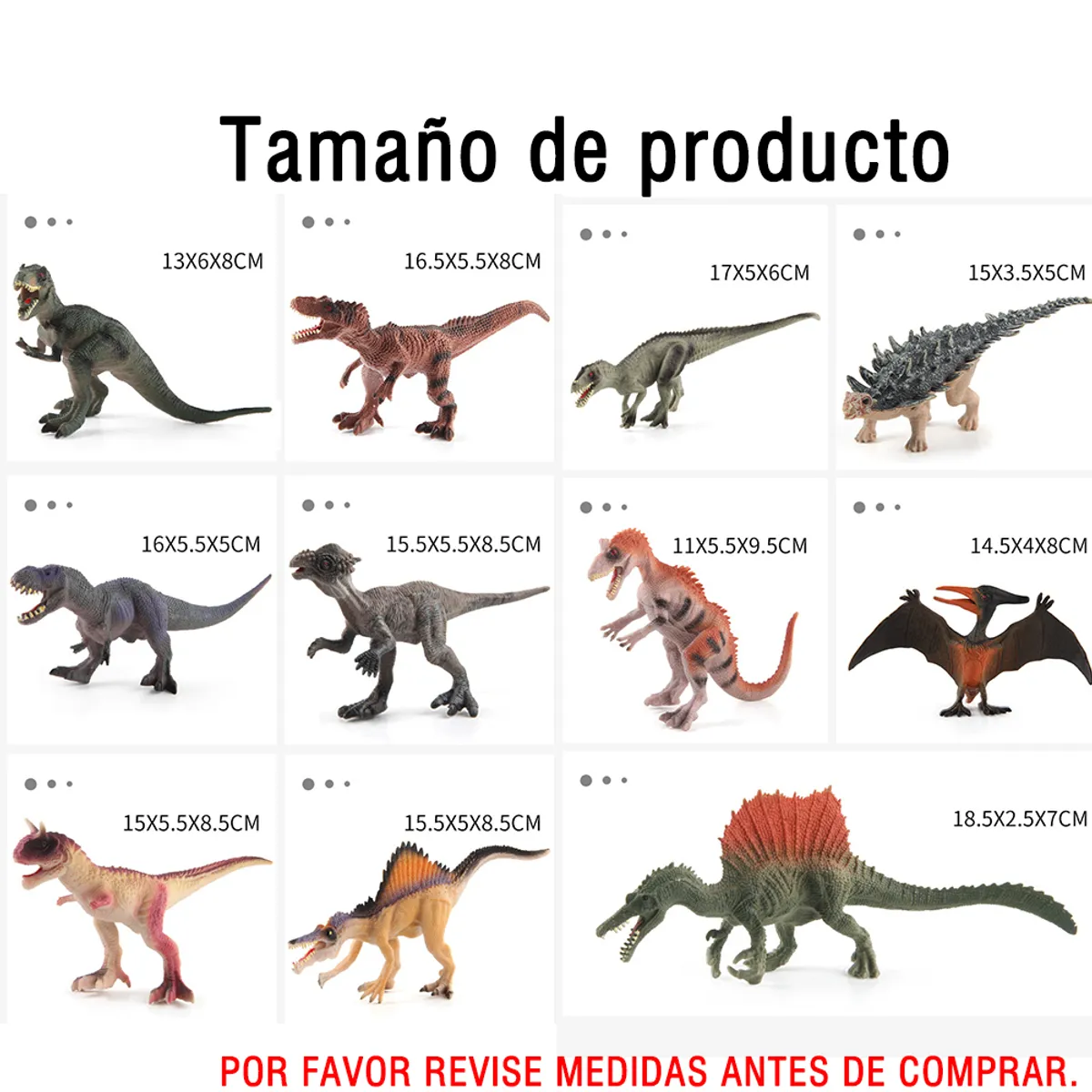 TIOZONEY - Set Dinosaurios Juguetes para Niños