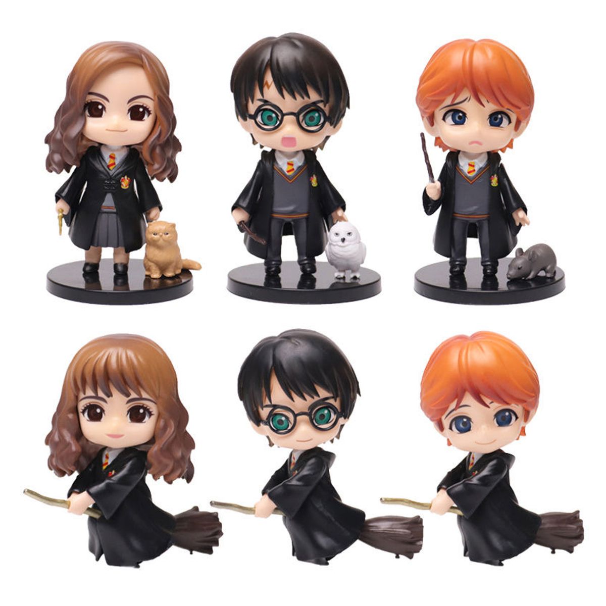 TIOZONEY - 6-piece Juego de juerga de Harry Potter Figure