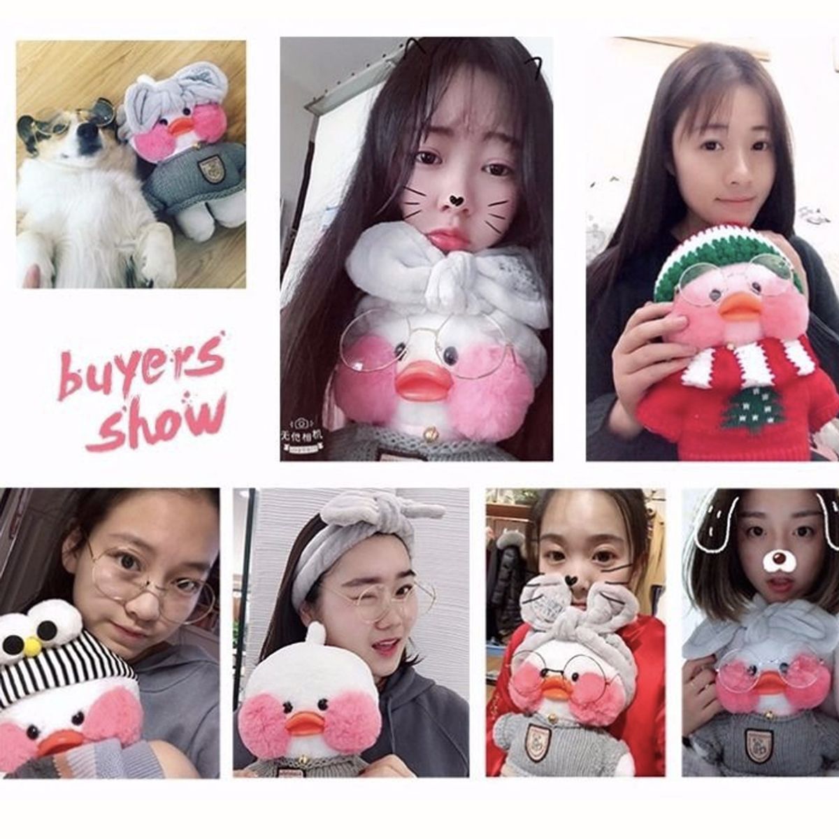 TIOZONEY - Juguete De Peluche De Pato Lalafanfan De 30 Cm Para Niños