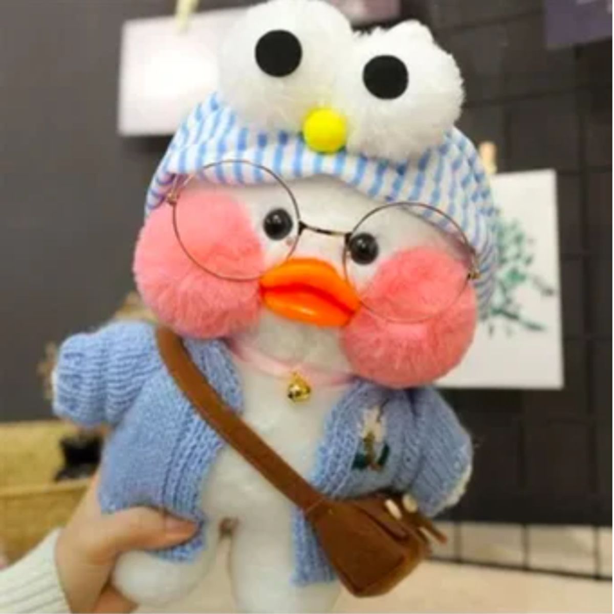 TIOZONEY - Juguete De Peluche De Pato Lalafanfan De 30 Cm Para Niños