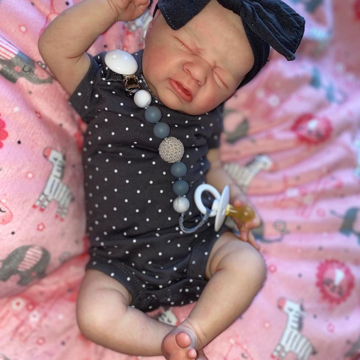 TIOZONEY - Muñeca bebe reborn vinilo de silicona juguetes para 46cm