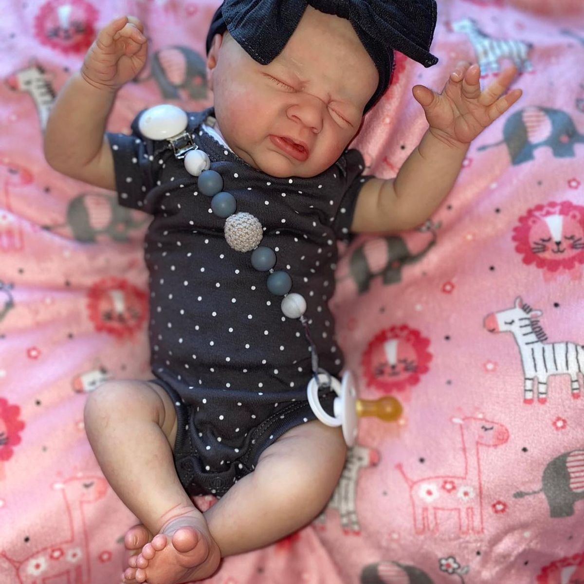 TIOZONEY - Muñeca bebe reborn vinilo de silicona juguetes para 46cm