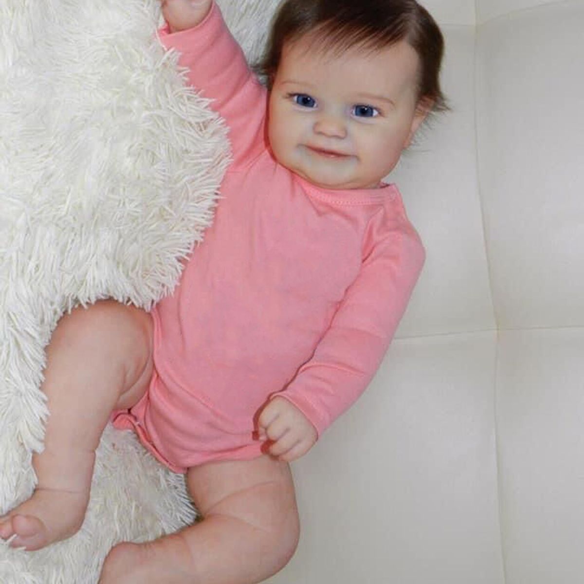 TIOZONEY - Muñeca bebe reborn vinilo de silicona juguetes para 50cm