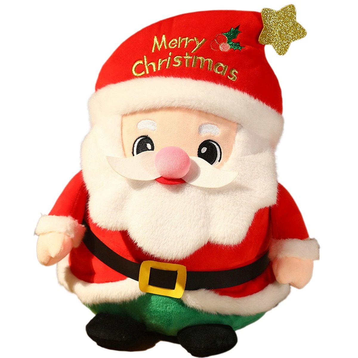 TIOZONEY - Muñeca de Papá Noel infantil - 18cm