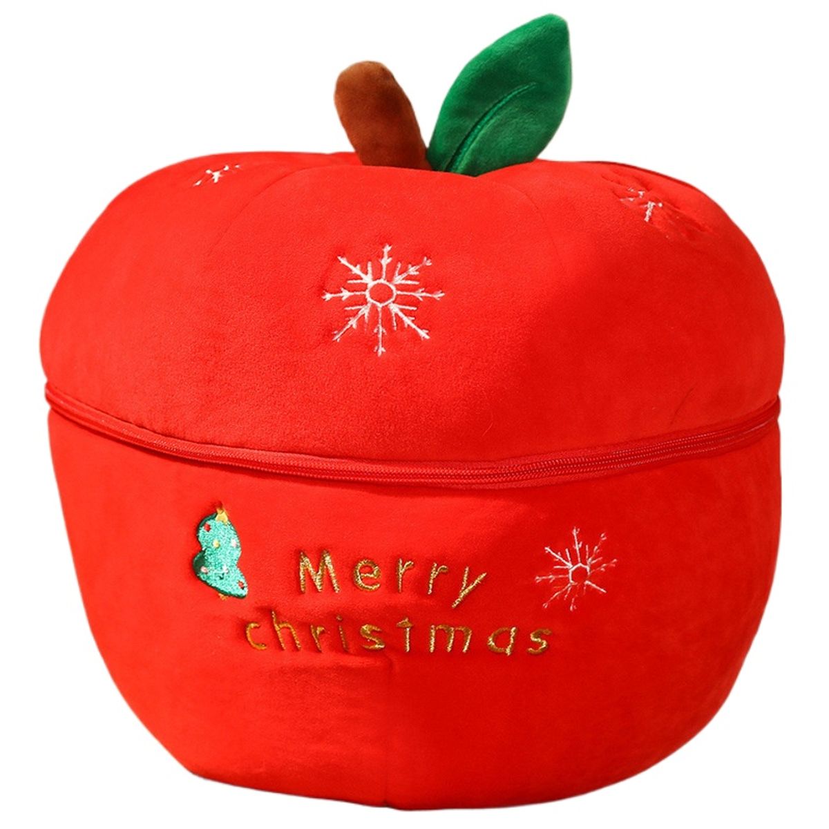 TIOZONEY - Muñeca de manzana de Nochebuena infantil - 20cm