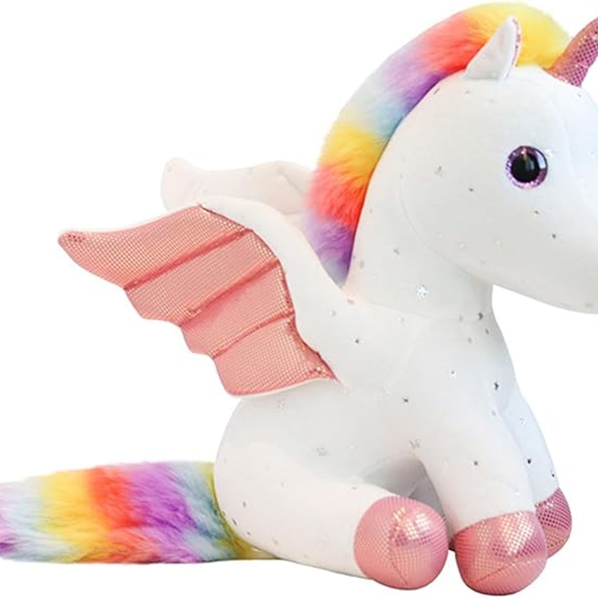 TIOZONEY - Peluche Unicornio Blanco 22cm