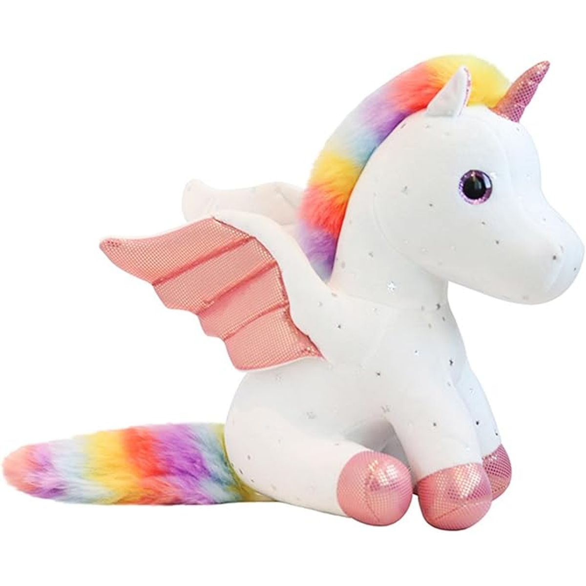 TIOZONEY - Peluche Unicornio Blanco 22cm