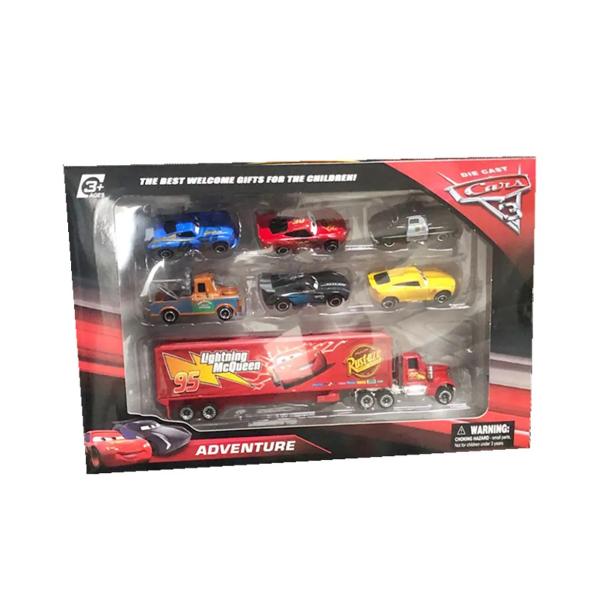 TIOZONEY - Pixar Rayo Mcqueen Película Cars 7 Unidades