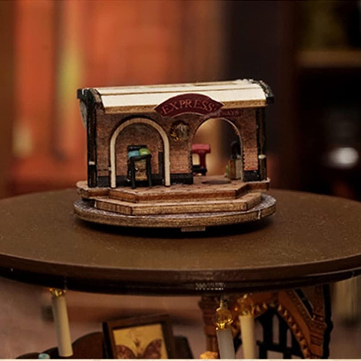 TIOZONEY - Kit de casa de muñecas en miniatura