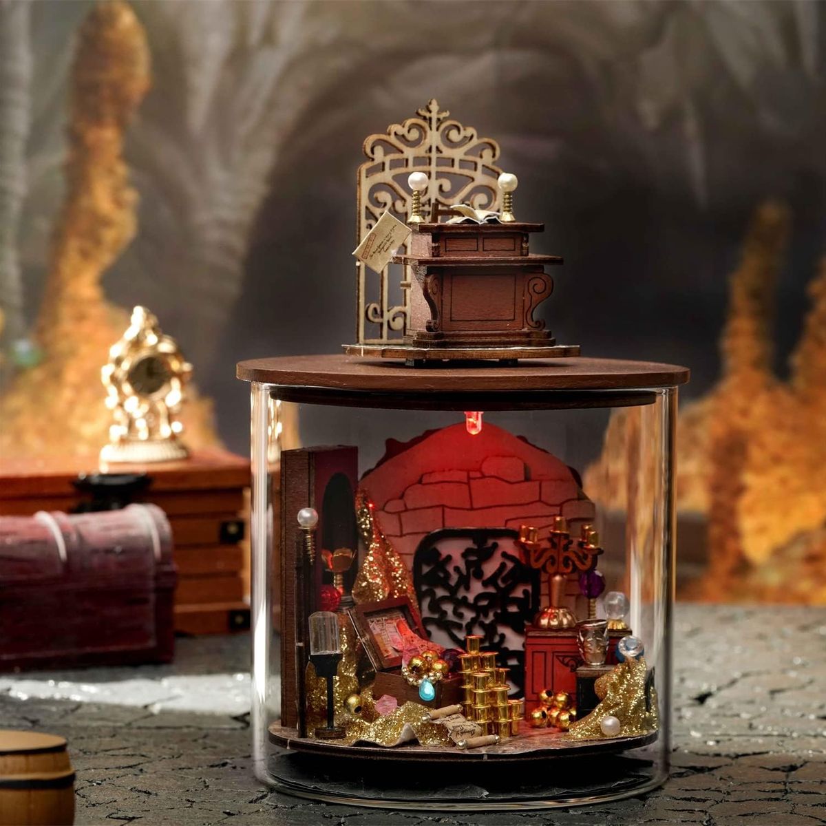 TIOZONEY - Kit de casa de muñecas en miniatura