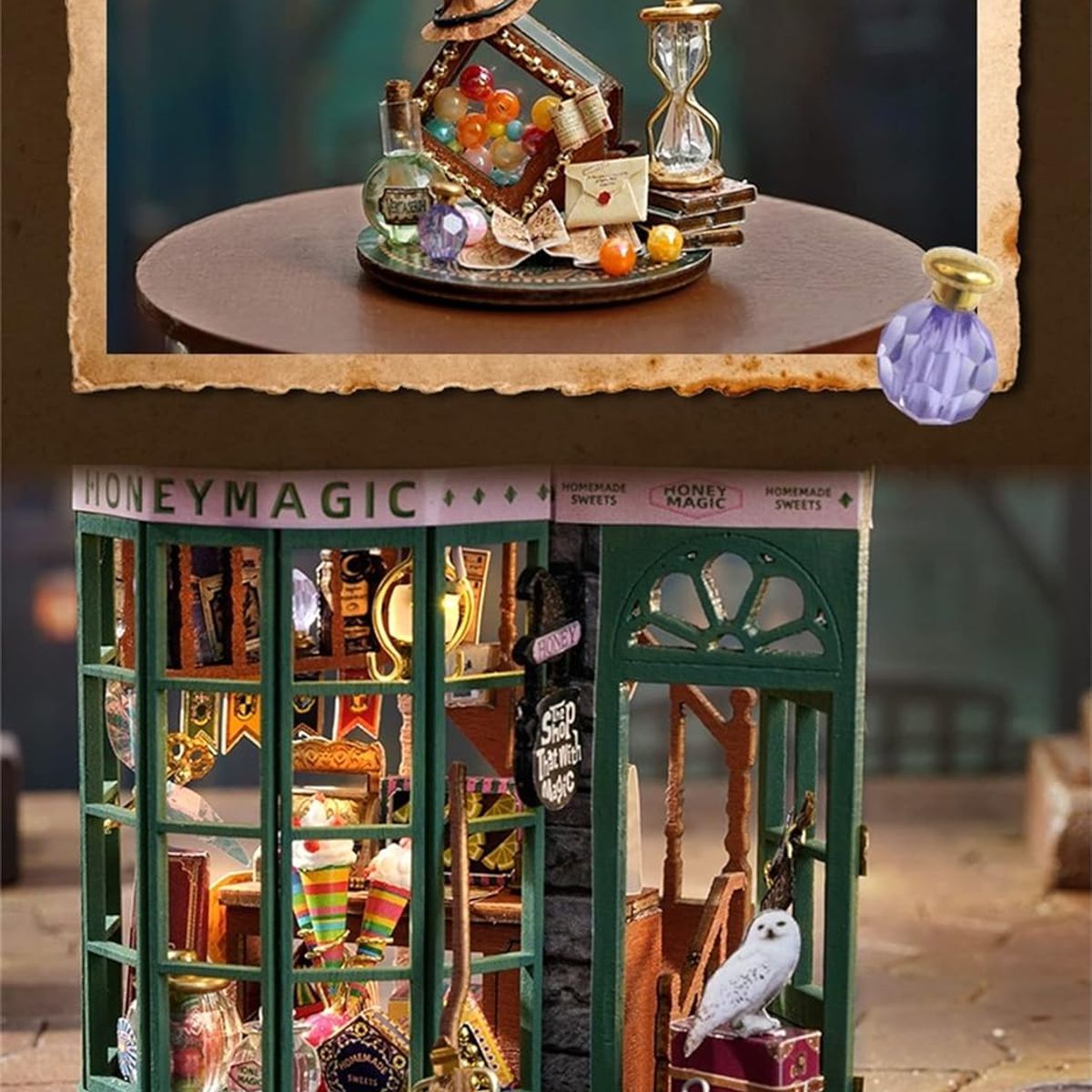 TIOZONEY - Kit de casa de muñecas en miniatura