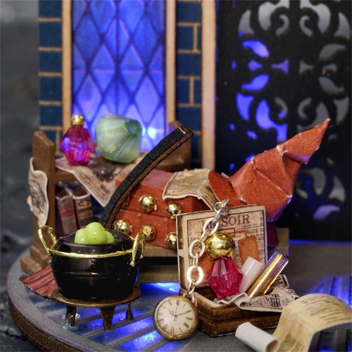 TIOZONEY - Kit de casa de muñecas en miniatura