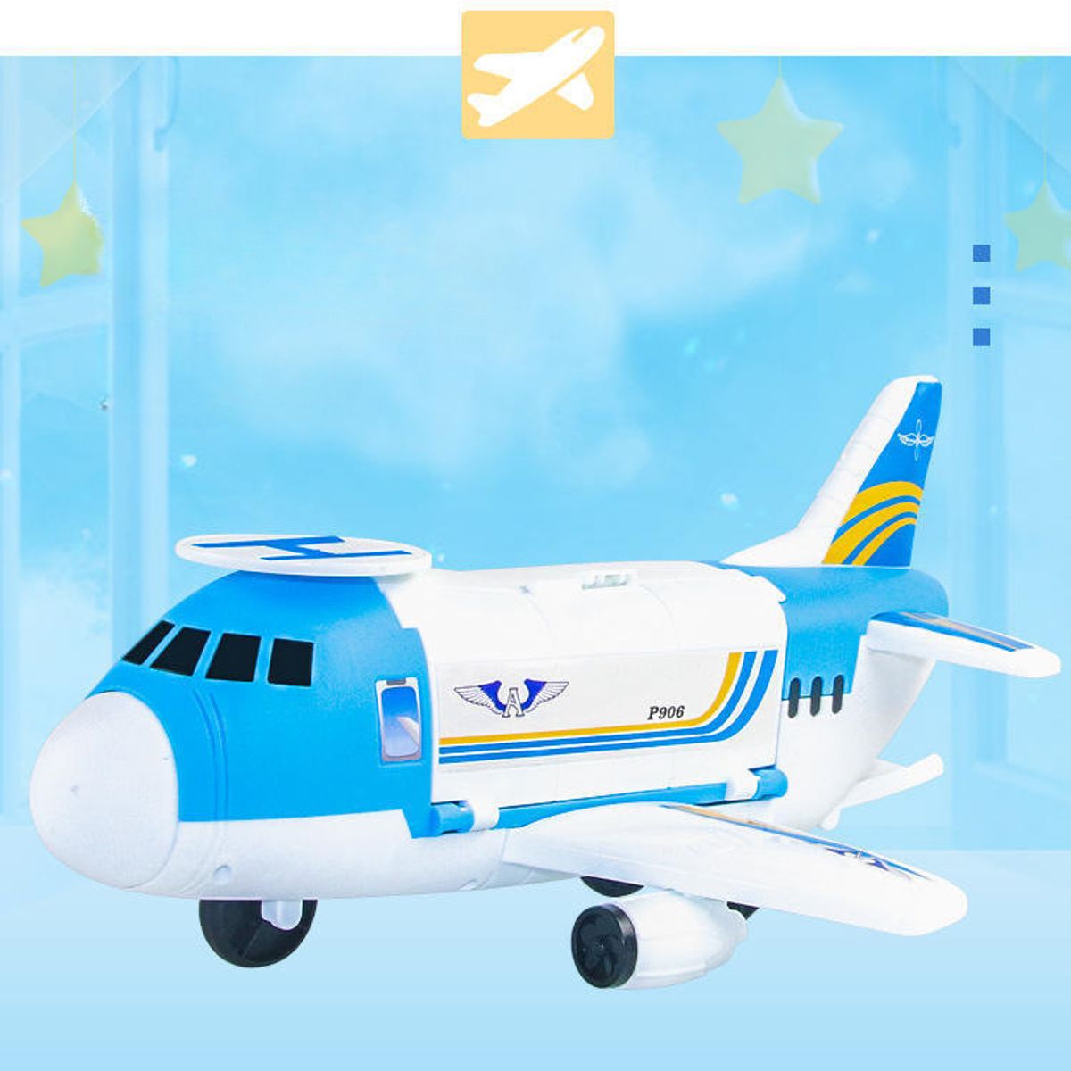 TIOZONEY - Juguetes para automóviles de avión diez en uno