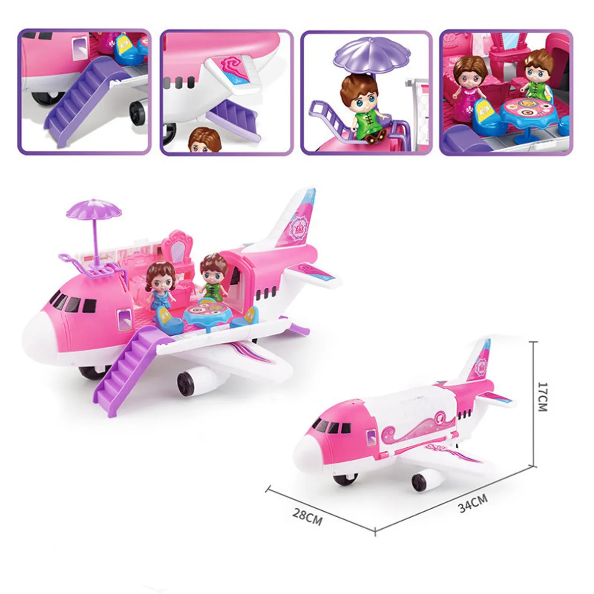 TIOZONEY - Juguetes para aviones de vacaciones