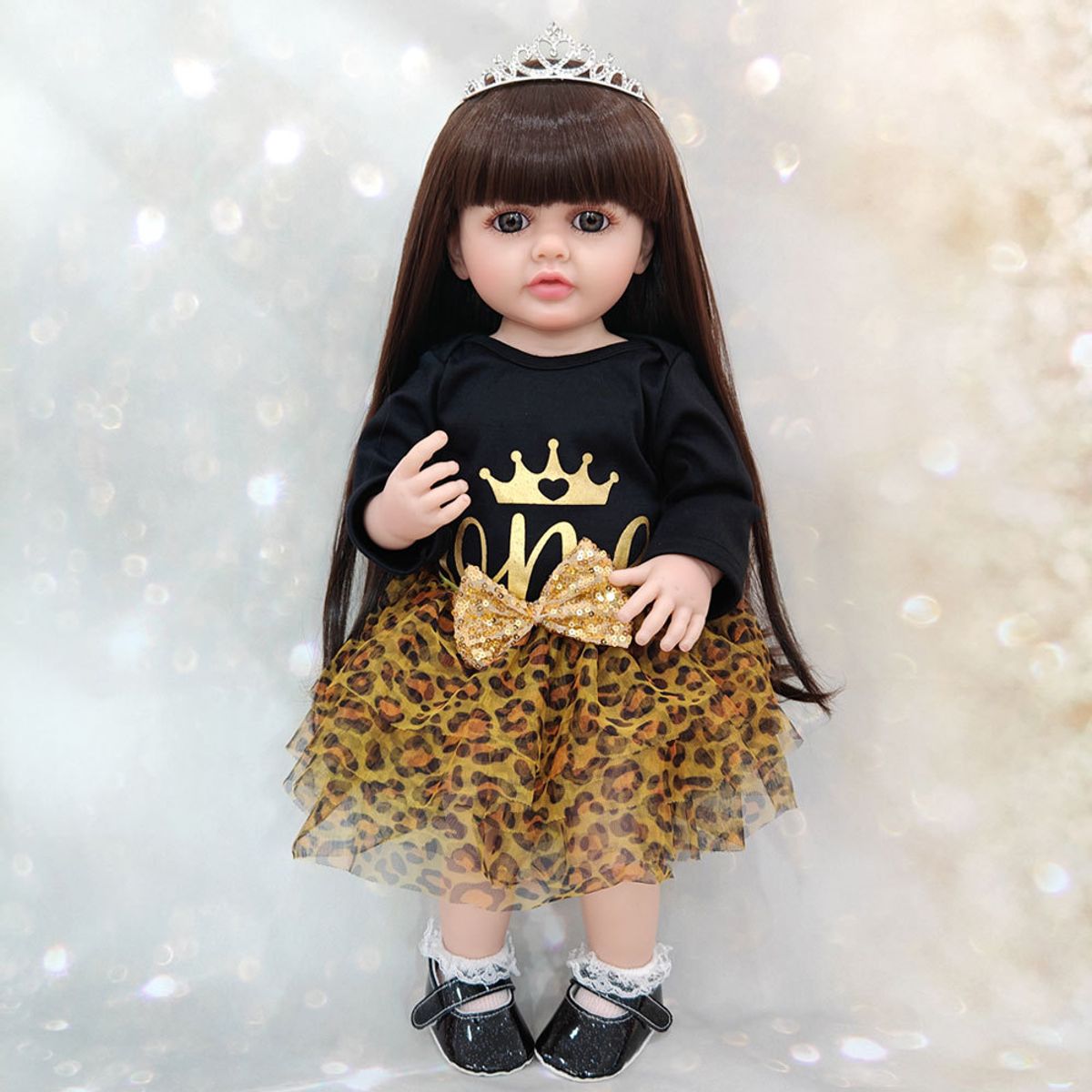 TIOZONEY - Muñeca bebe reborn vinilo de silicona juguetes para 55cm