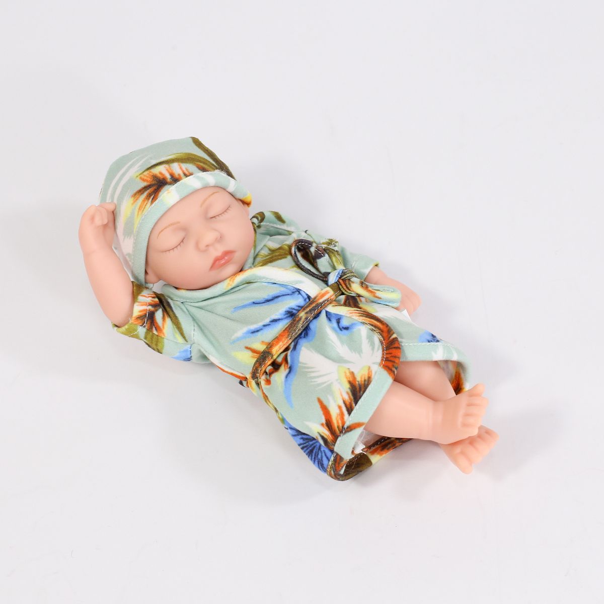 TIOZONEY - Muñeca bebe reborn vinilo de silicona juguetes para 19cm