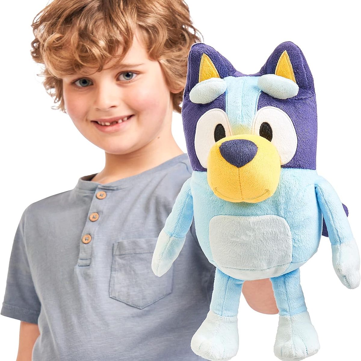 TIOZONEY - Bluey Peluche parlante de 13 pulgadas interactivo