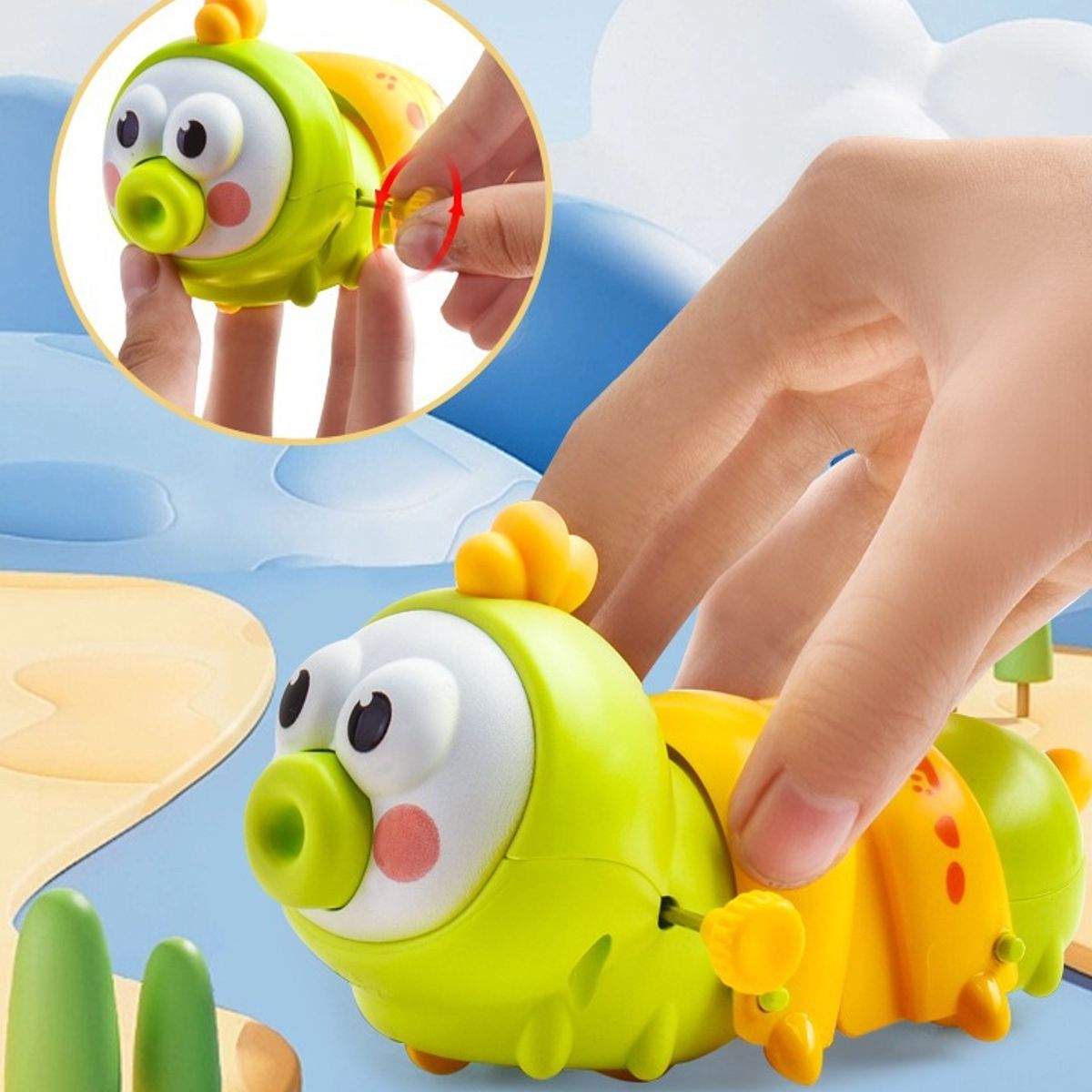 TIOZONEY - Orugas de juguete para niños