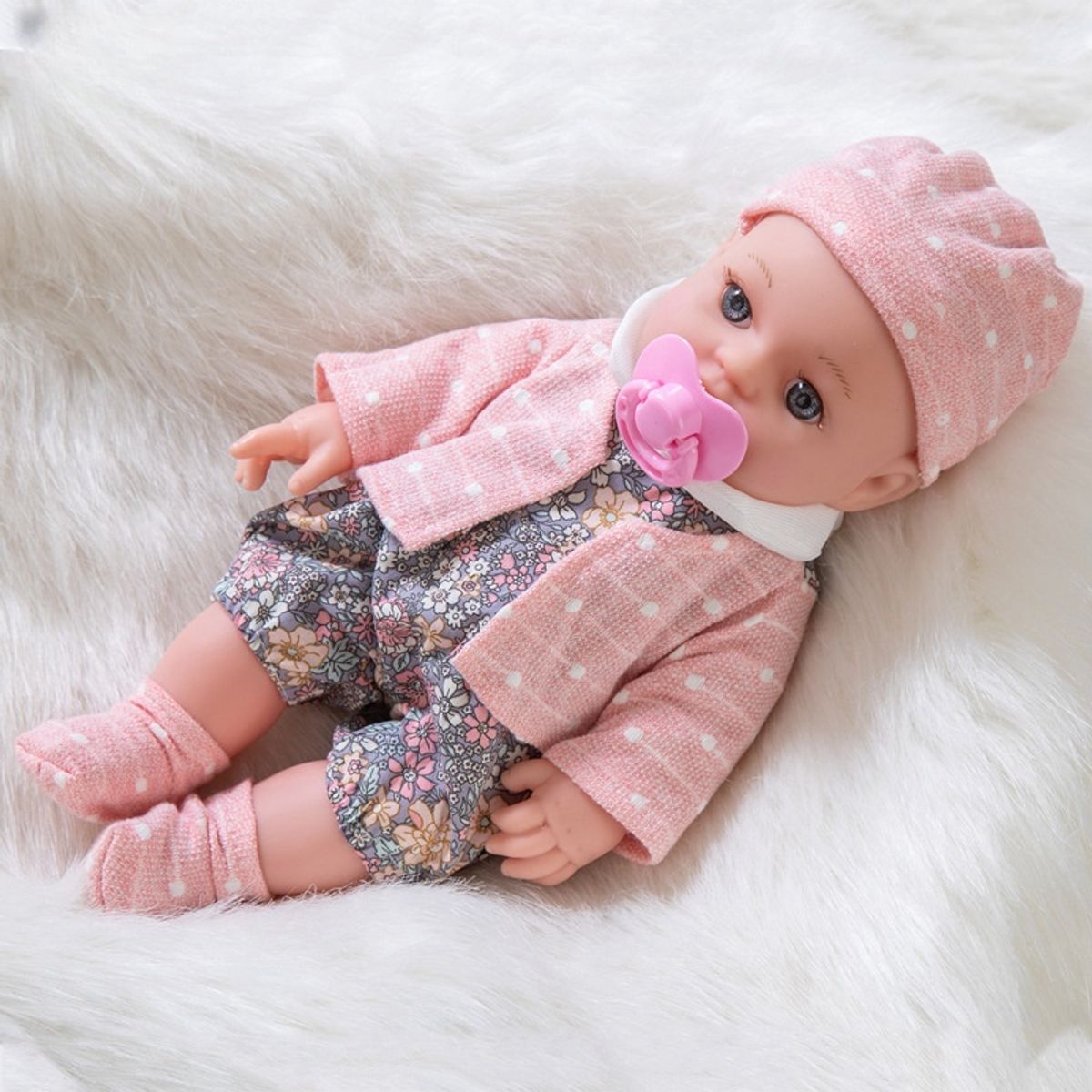 TIOZONEY - Muñeca bebe reborn vinilo de silicona juguetes para 30cm