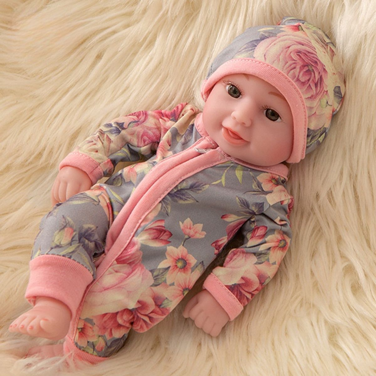 TIOZONEY - Muñeca bebe reborn vinilo de silicona juguetes para 30cm