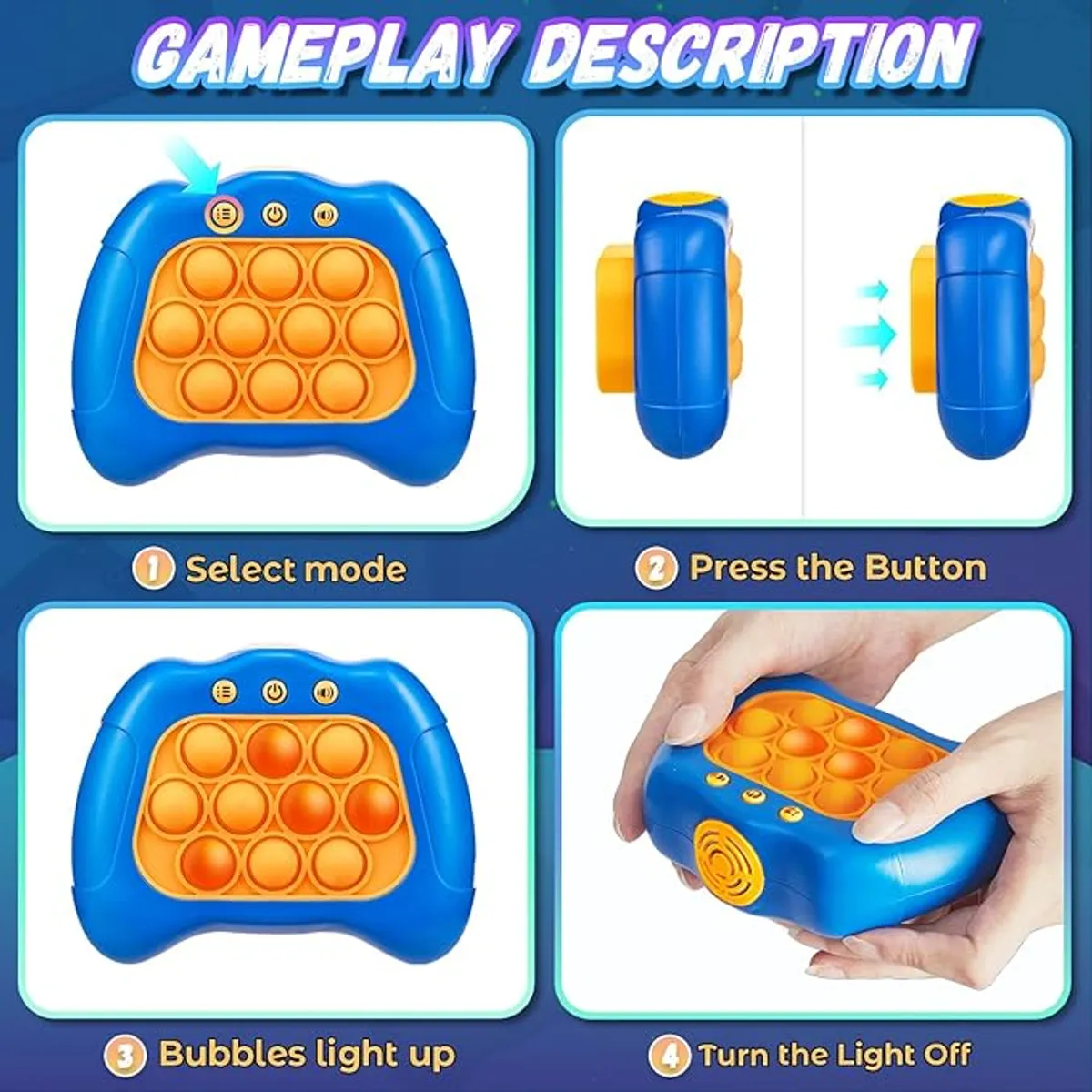 TIOZONEY - Quick Push Consola de juegos para niños
