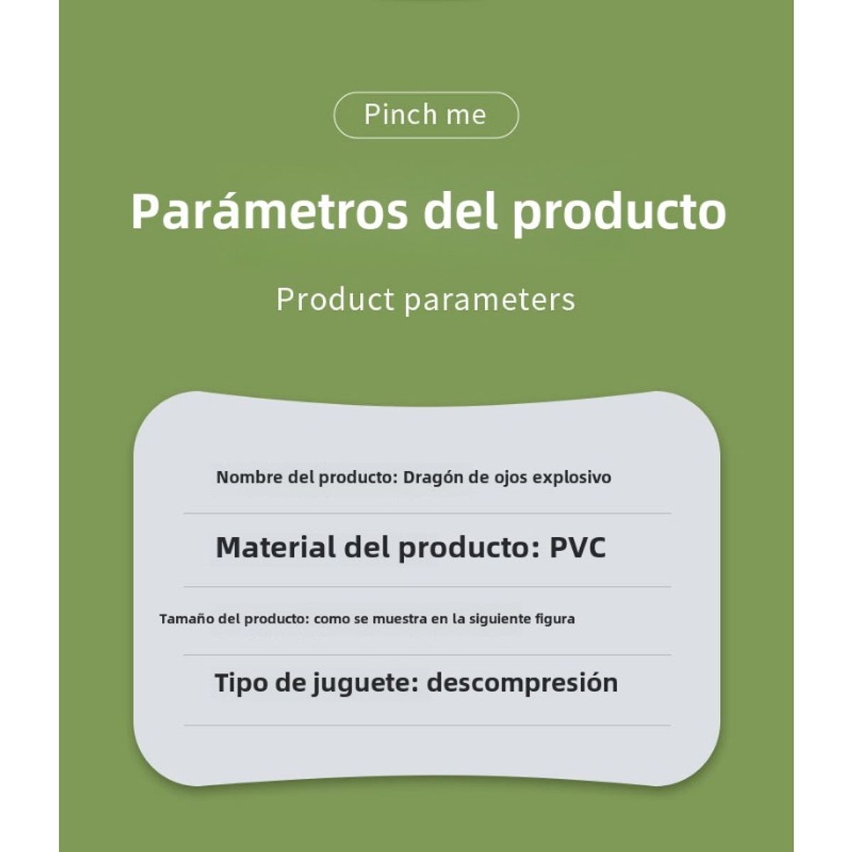 TIOZONEY - Juguete para apretar Big Eyes Cute