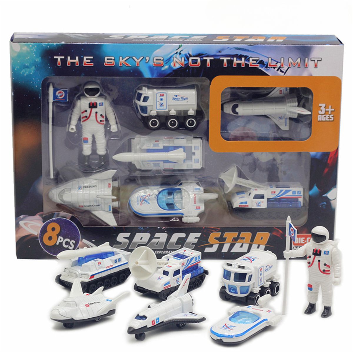 TIOZONEY - 8 pcs Juguetes para astronautas