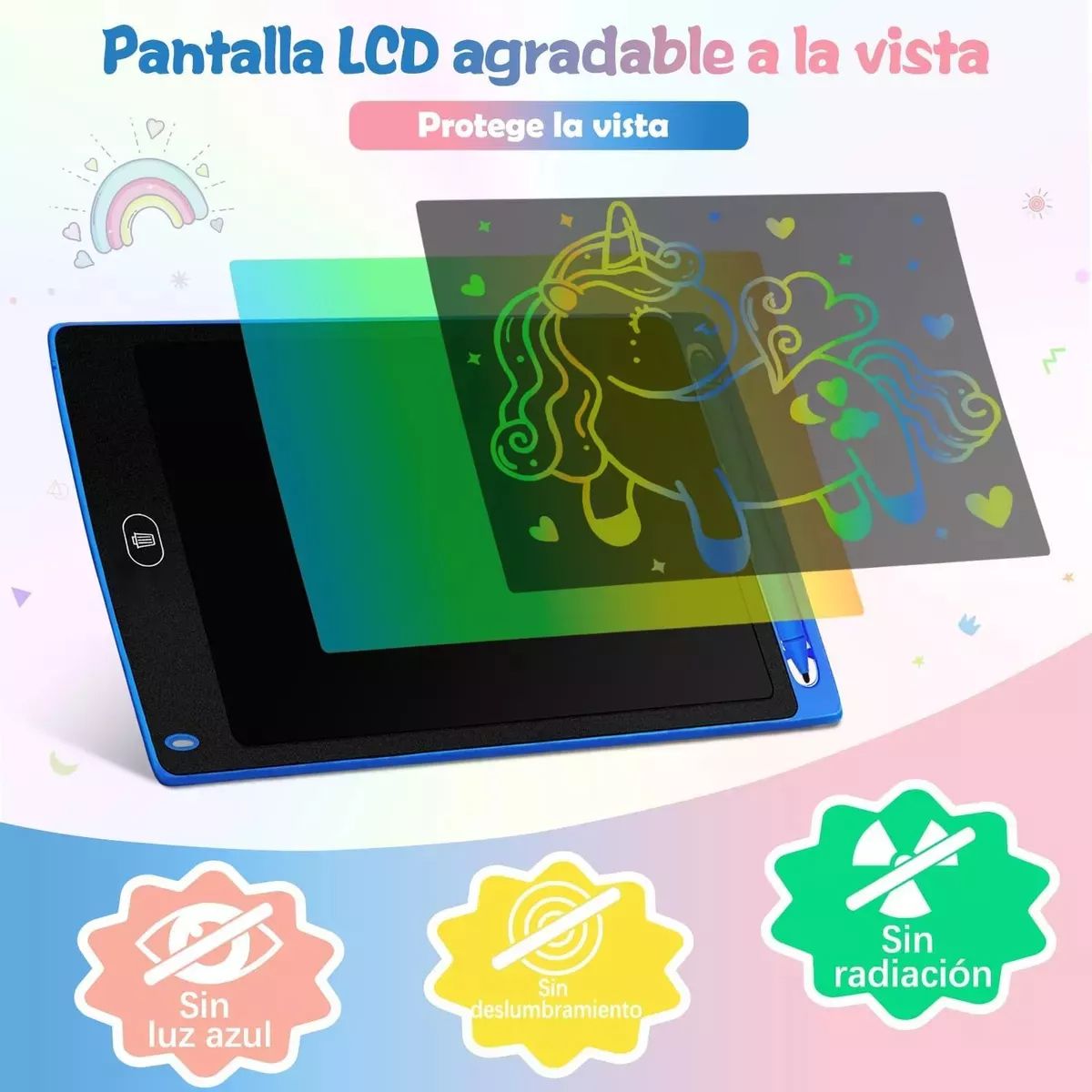 TIOZONEY - Pizarron Magico Tableta Magica Regalos Para Niños 12 Inch