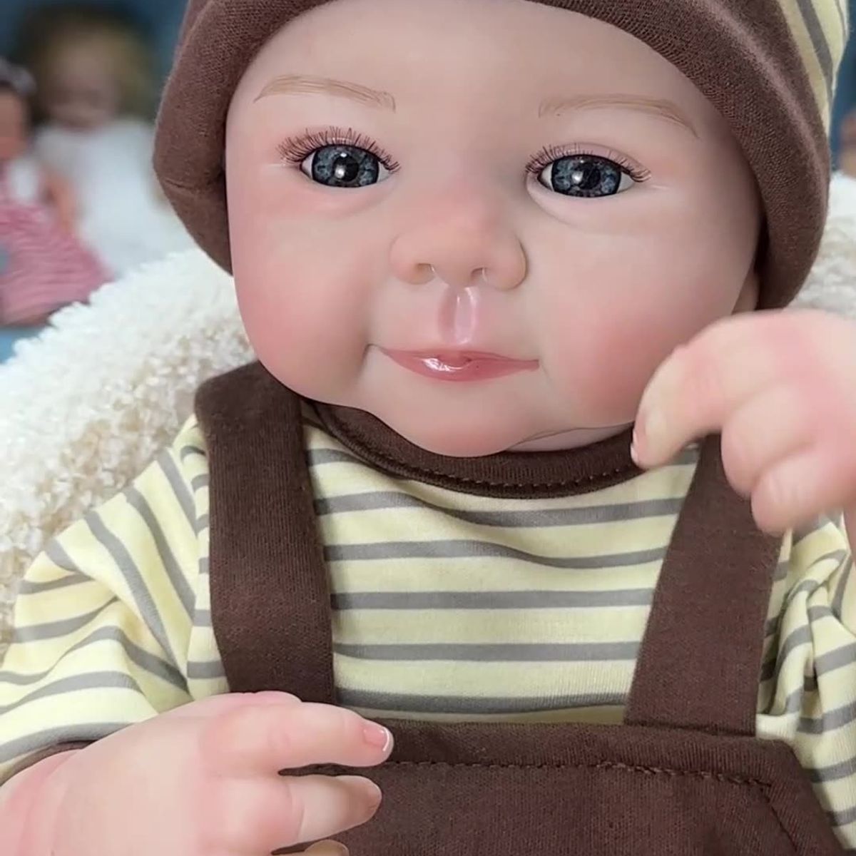 TIOZONEY - Muñeca bebe reborn vinilo de silicona juguetes para 50cm