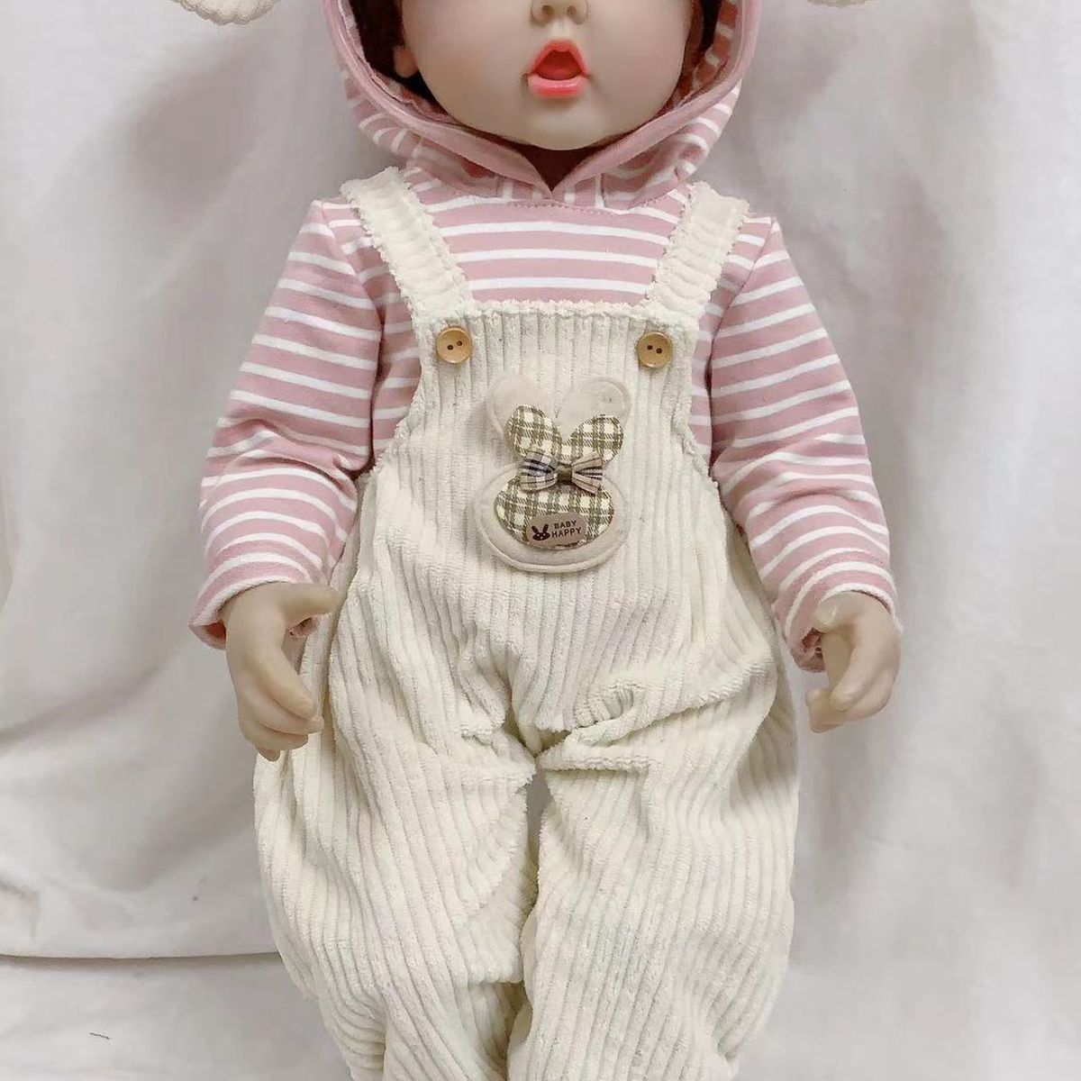 TIOZONEY - Muñeca bebe reborn vinilo de silicona juguetes para 50cm