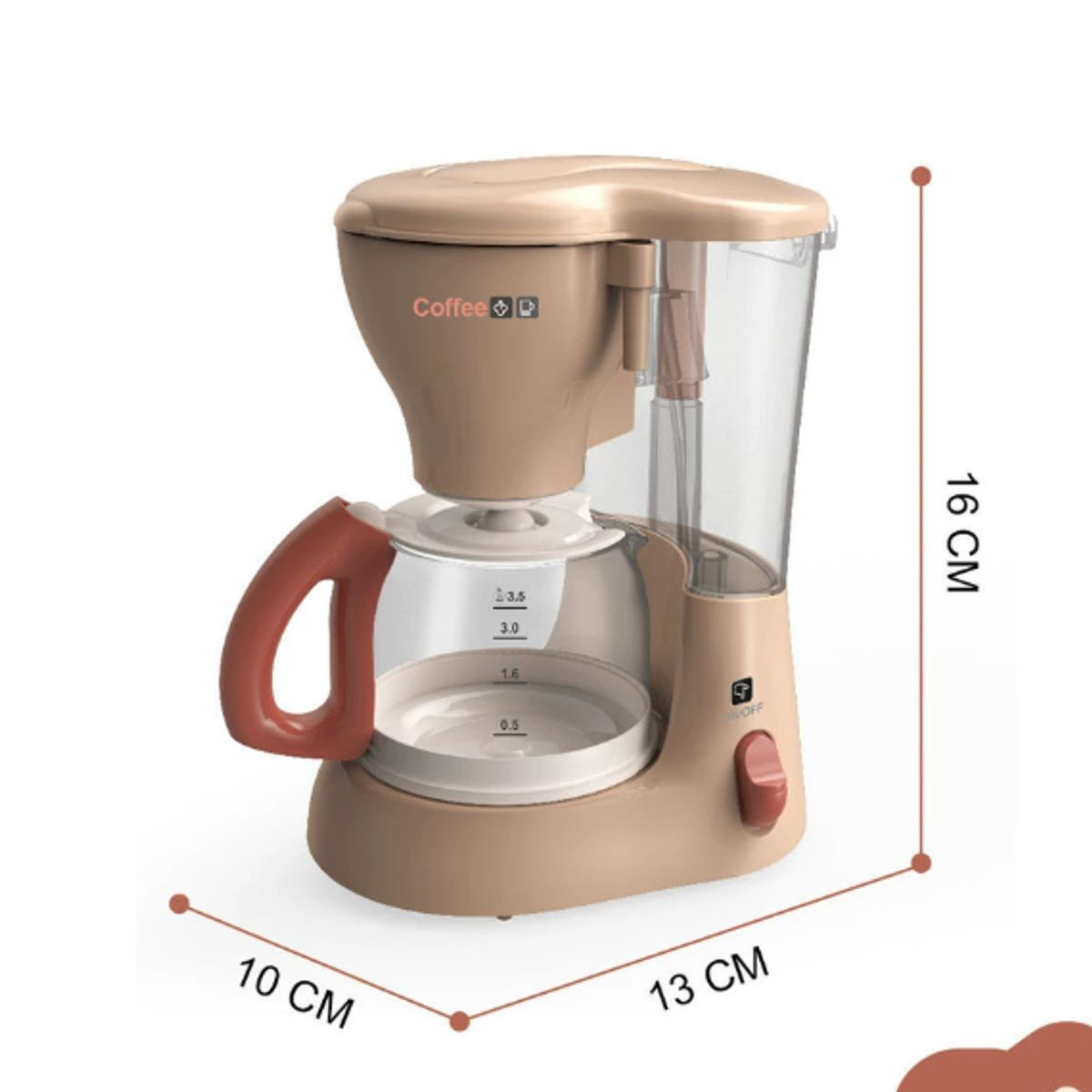 TIOZONEY - Cafetera de juguete para niños