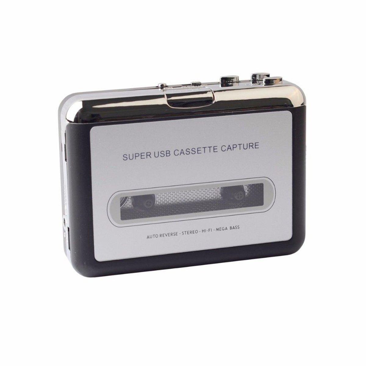 TIOZONEY - Cinta de cassette a MP3 CD Convertidor Captura Audio Reproductor