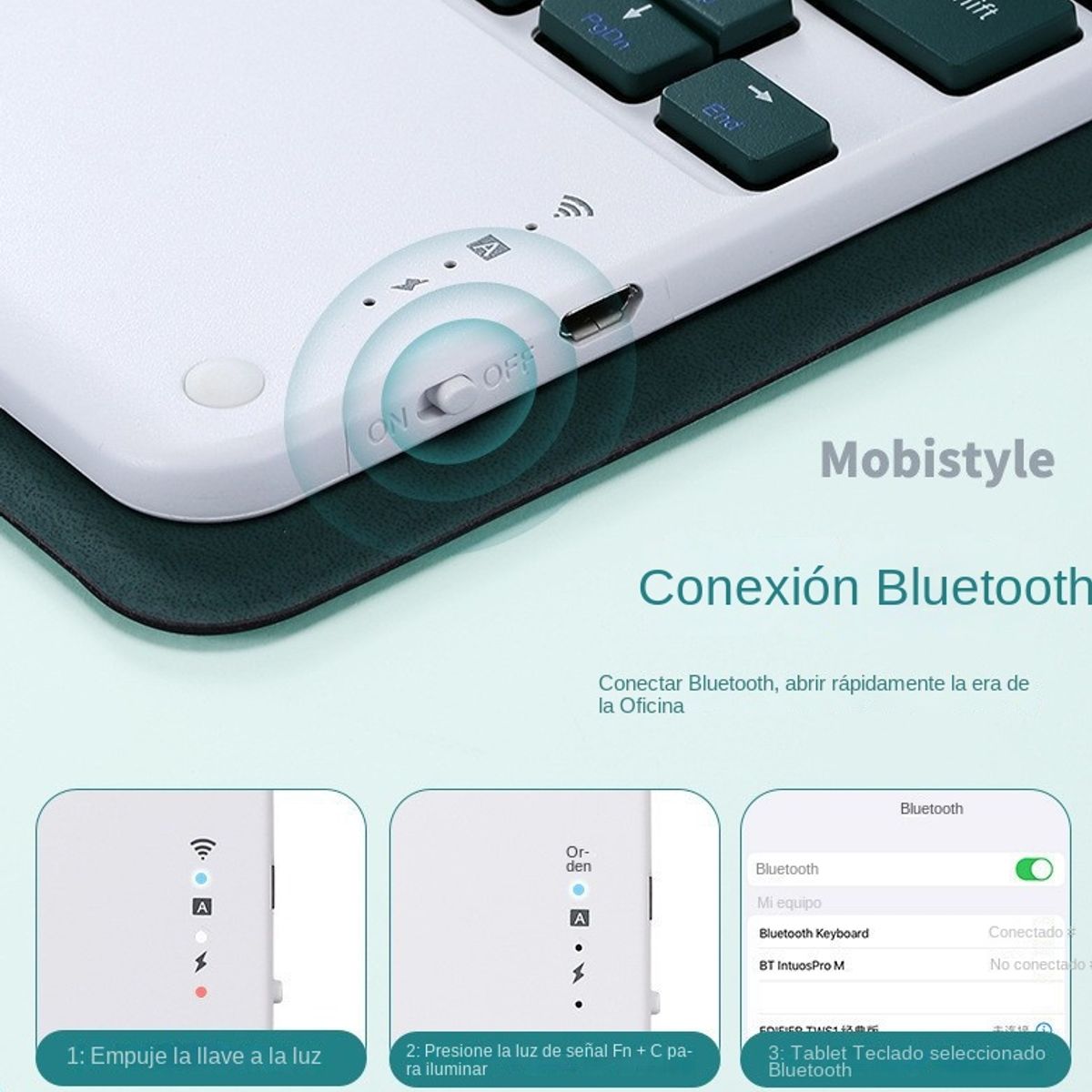 TIOZONEY - Funda con teclado y mouse para Galaxy Tab S6 Lite  P610 P615- Morado