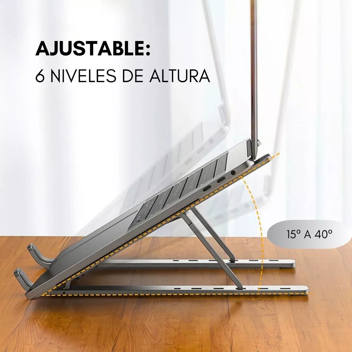 TIOZONEY - 18 inch Soporte Alzador Aluminio Notebook y Tablet Base