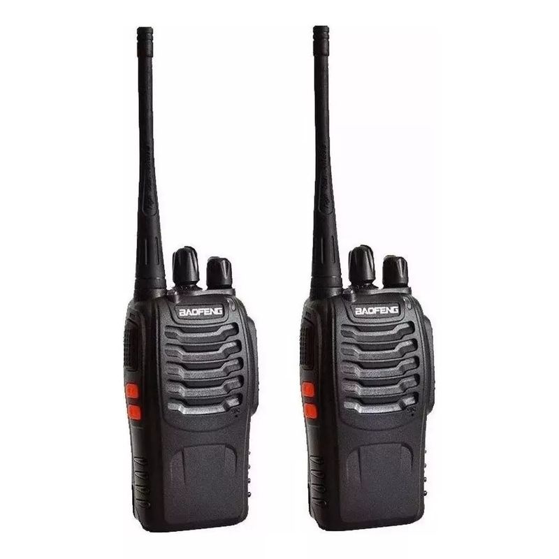 TIOZONEY - Pack 2 Radios Transmisor Walkie Talkie Baofeng 888s