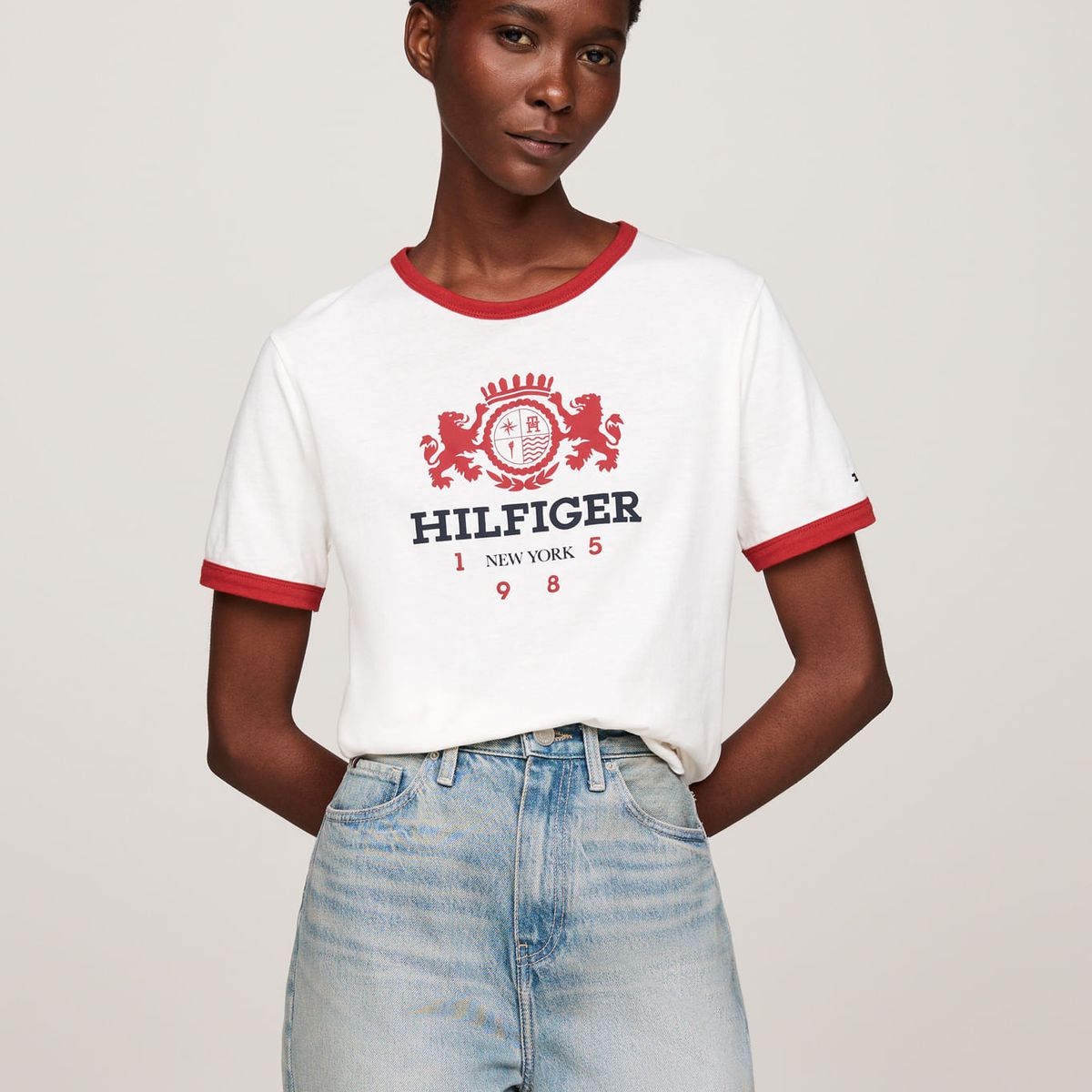 TOMMY HILFIGER - T-SHIRT M/C PARA MUJERES TH