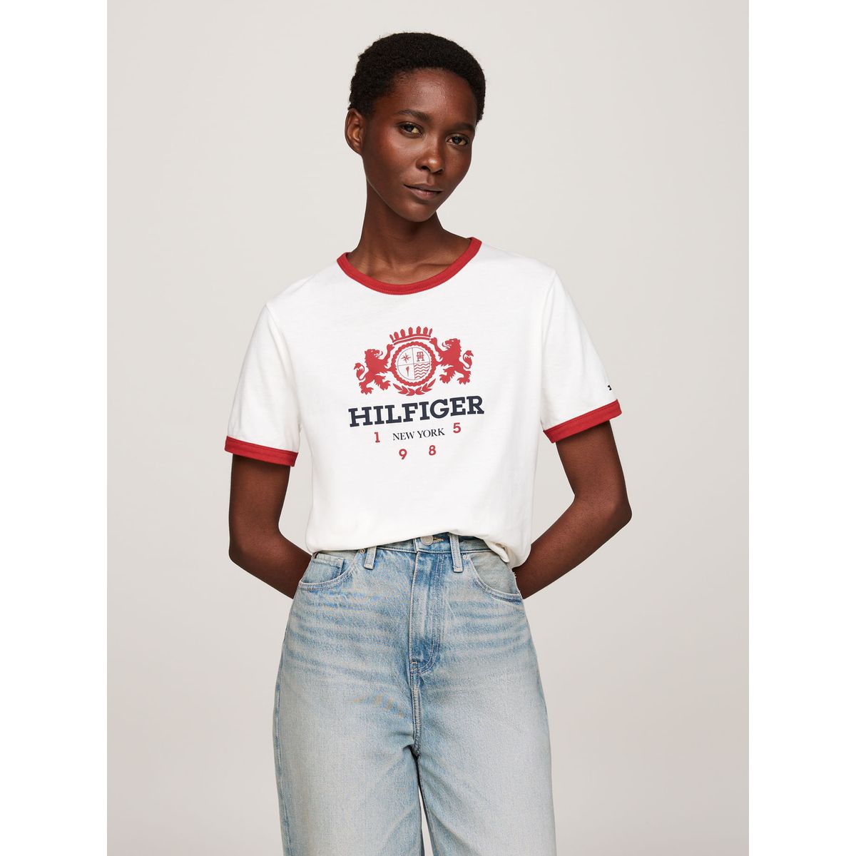 TOMMY HILFIGER - T-SHIRT M/C PARA MUJERES TH