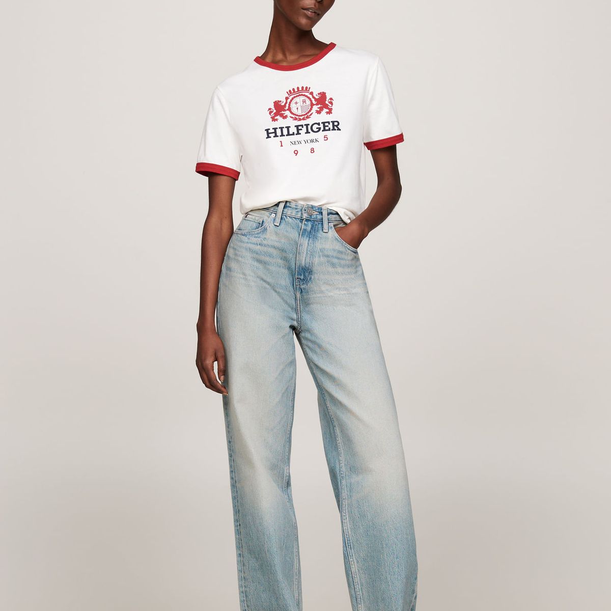 TOMMY HILFIGER - T-SHIRT M/C PARA MUJERES TH