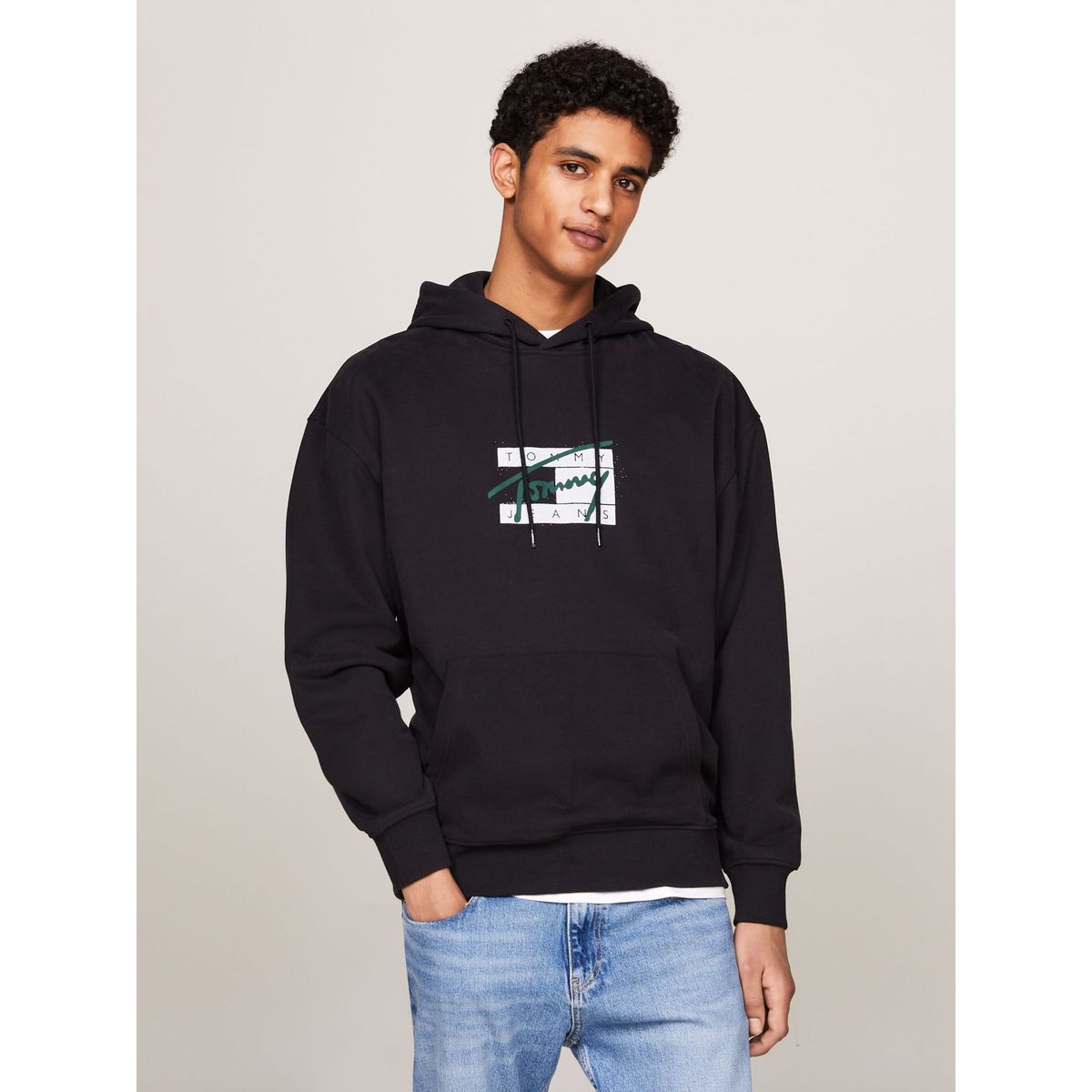 TOMMY HILFIGER - SWEATSHIRT TJM RLX GRAFFITI SIGNATURE HOO