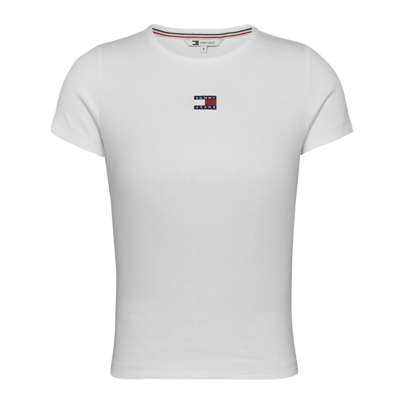 TOMMY HILFIGER - CAMISETA TJW SLIM BADGE RIB TEE