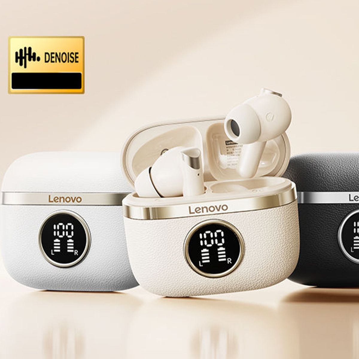 LENOVO - Audífonos Lenovo Clip TA240 TWS Bluetooth 5.4 Negro