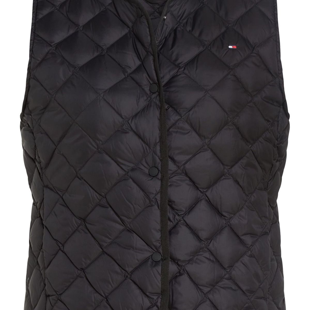 TOMMY HILFIGER - CHALECO LW DOWN QUILTED COLLARLESS VES