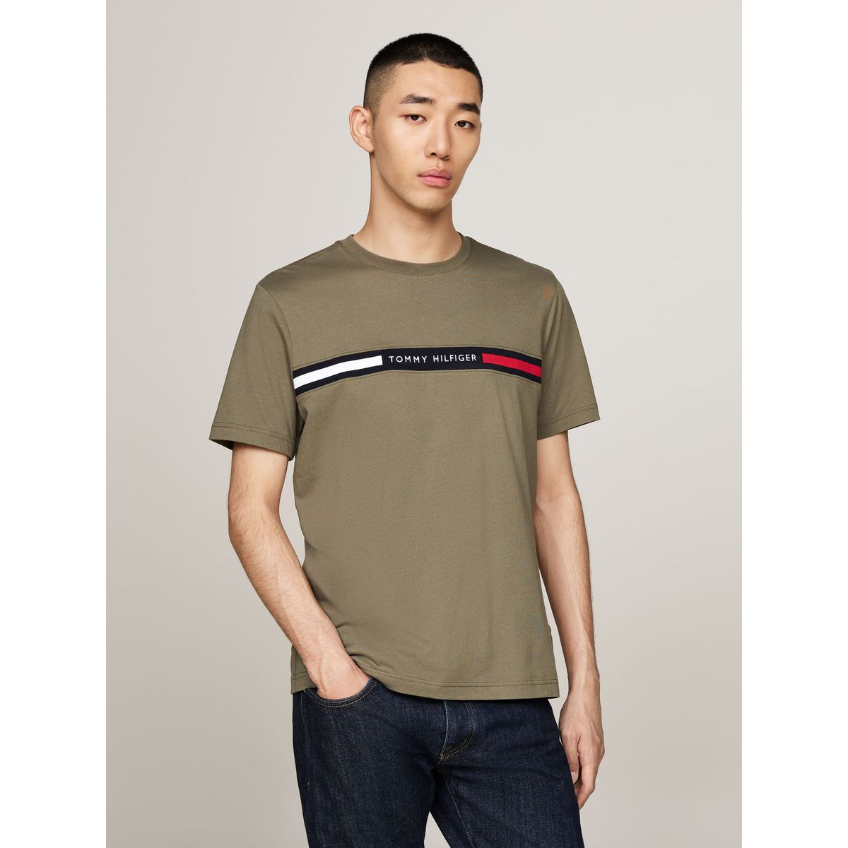 TOMMY HILFIGER - T-SHIRT M/C PARA HOMBRES TH