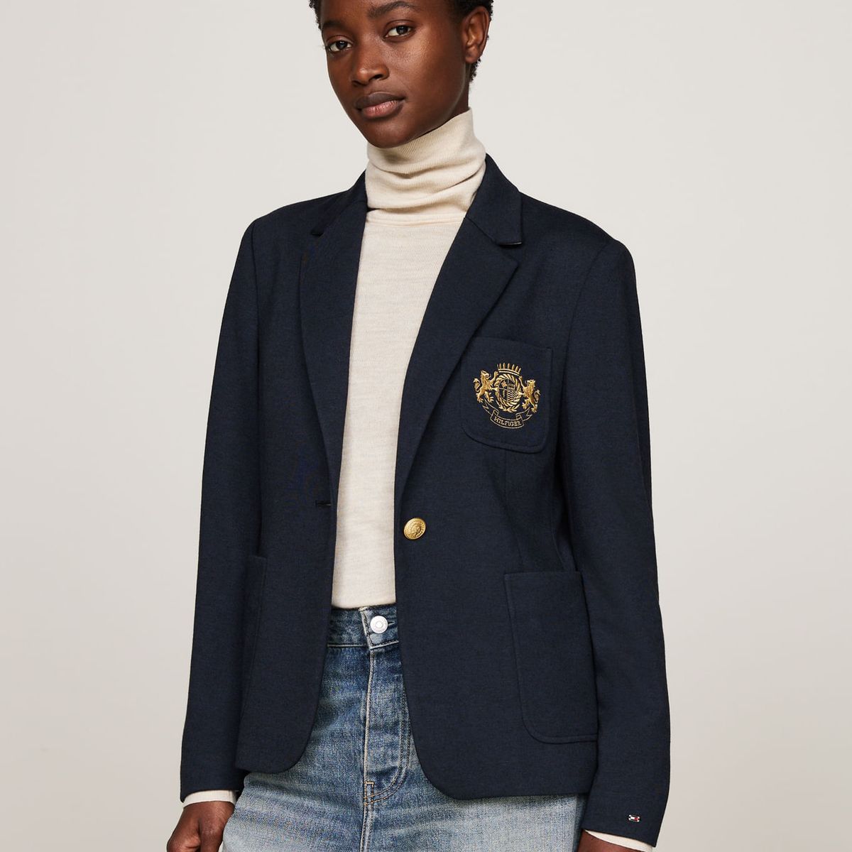 TOMMY HILFIGER - SACO HERITAGE CREST SLIM SB BLAZER