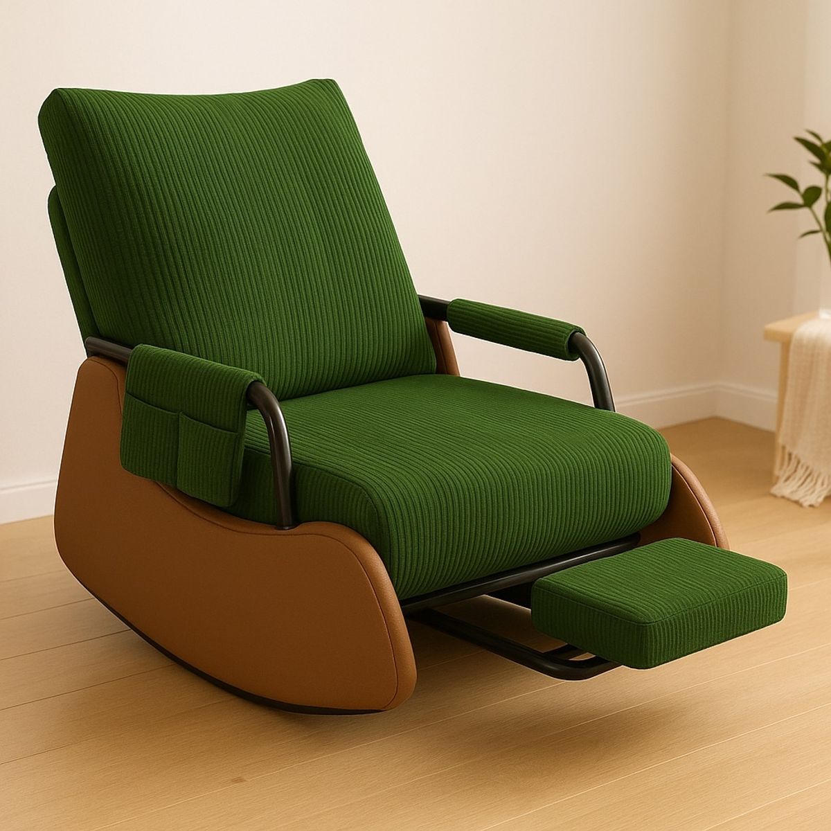 GENERICO - Silla Mecedora de Lujo Estilo Nórdico