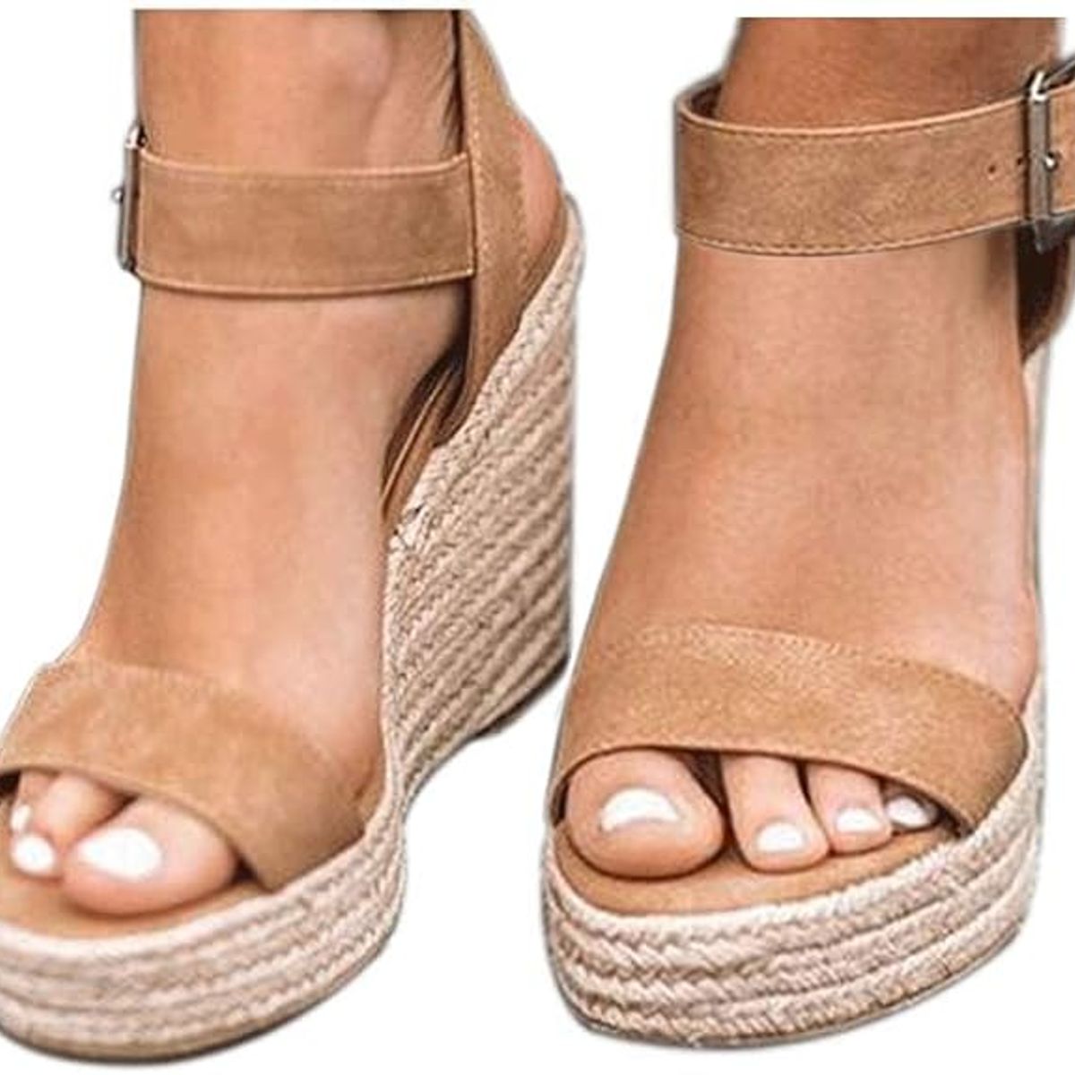 TIOZONEY - Sandalia Mujer -Beige