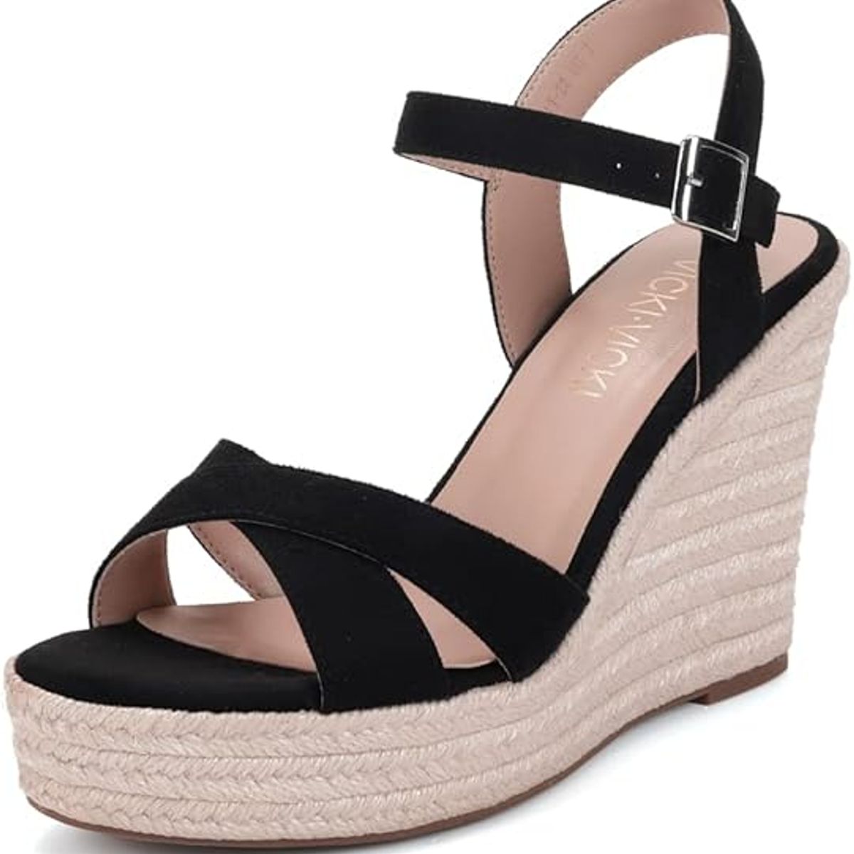 TIOZONEY - Sandalia Mujer -Negro