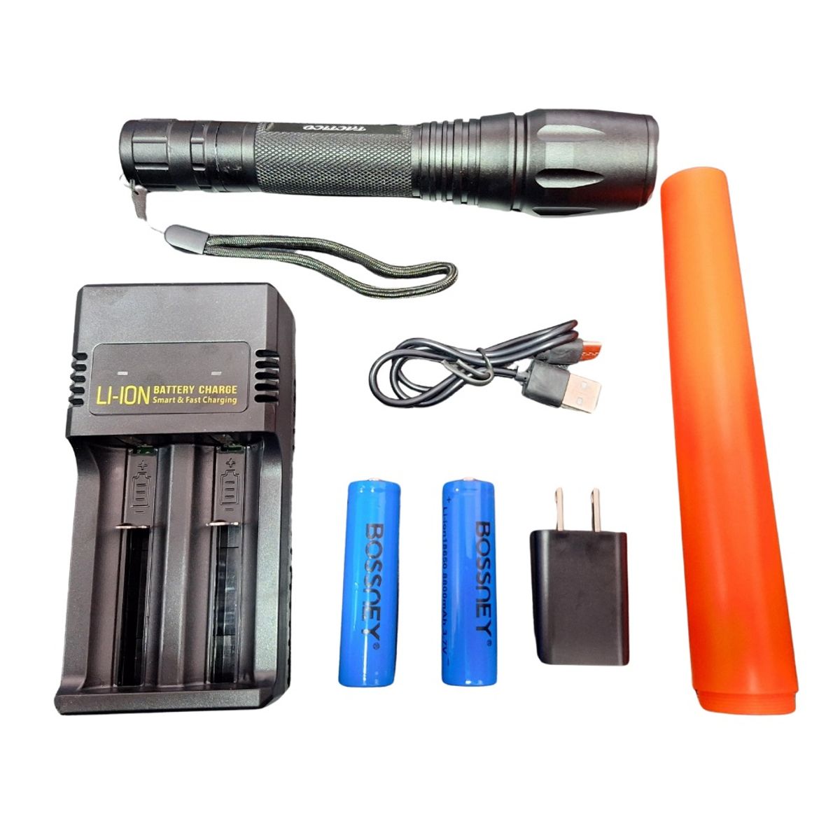 GENERICO - Linterna Tactica de Mano Bossney