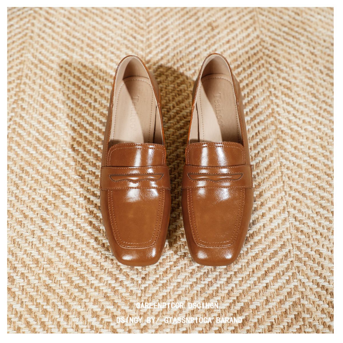 TIOZONEY - Zapatos de tacón grueso para mujer