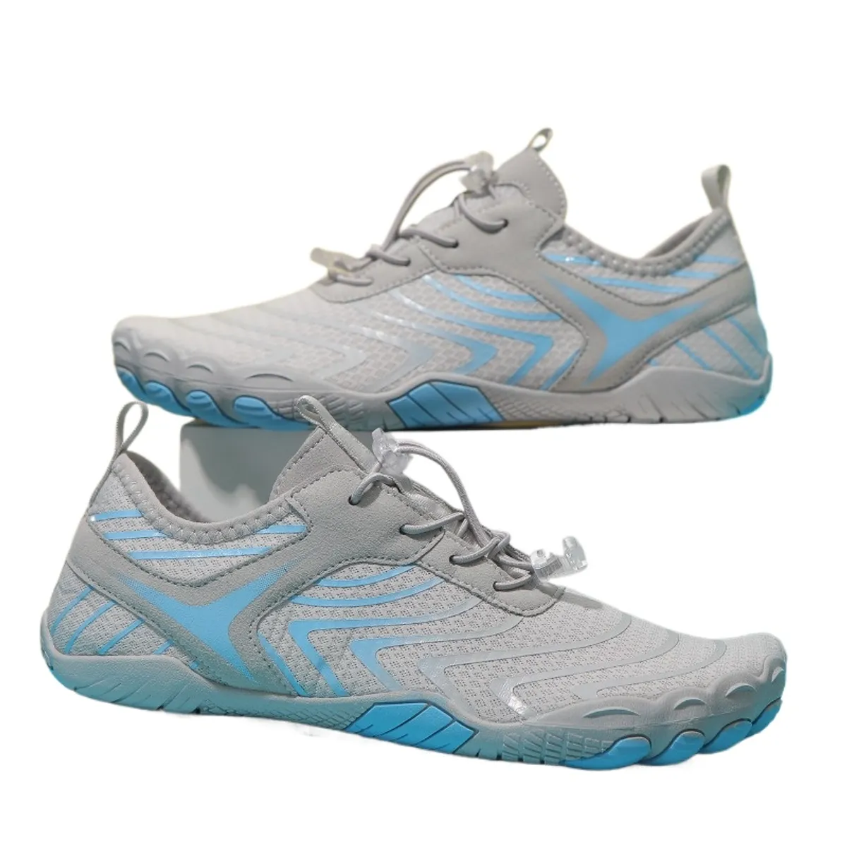 TIOZONEY - Calzado de senderismo descalzo Gris